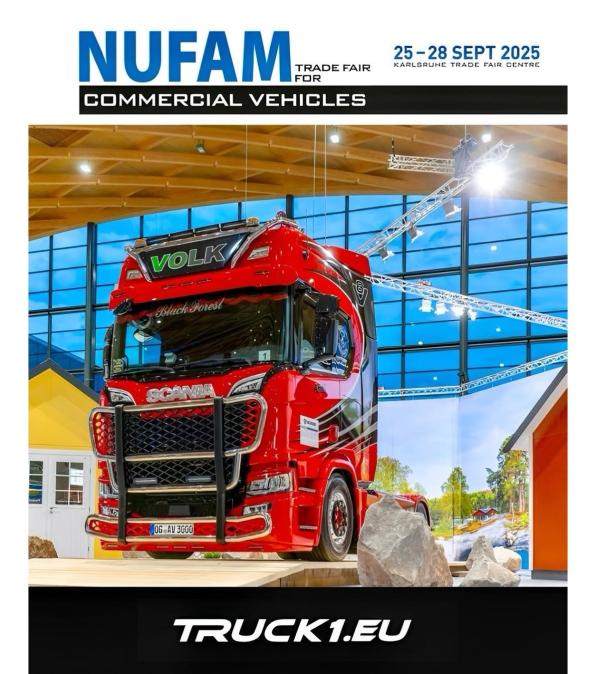 Truck1 ist Medienpartner der NUFAM 2025: Mehr Reichweite für Innovationen im Nutzfahrzeugmarkt