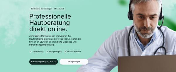 Online-Plattform für Hautberatung am Markt - ab 19EUR