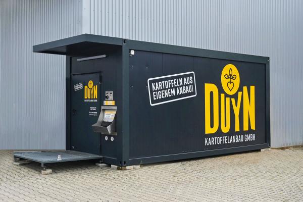 Automatisierte Kartoffelvermarktung mit ELA Container Sales