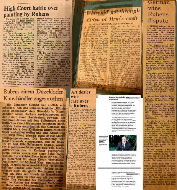 Kunsthändler Ernst Jockels zwischen Finke, Uecker und Ruben