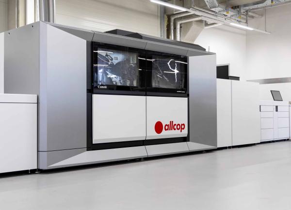Aufnahme der Canon iX varioPRINT 2100 Series Ein Meilenstein im Inkjet-Digitaldruck von allcop