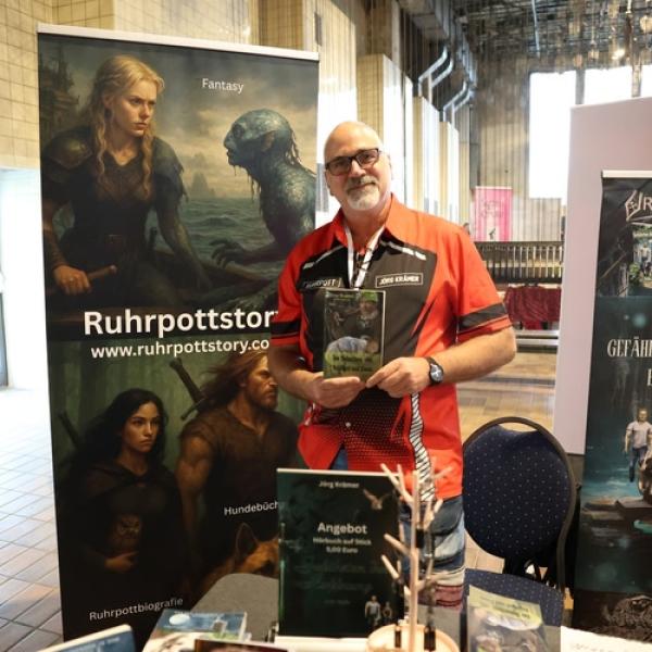 Jörg Krämer Erfolgreiche Teilnahme von Autor Jörg Krämer an der 2. Buchmesse RE-BUCH in Herten