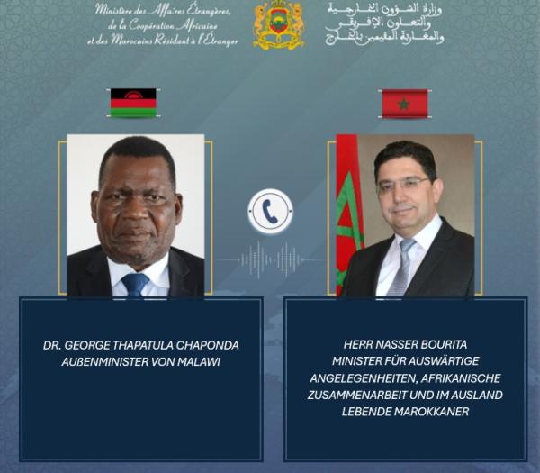 Marokko und Malawi bekräftigen ihren Willen zur Festigung ihrer Beziehungen