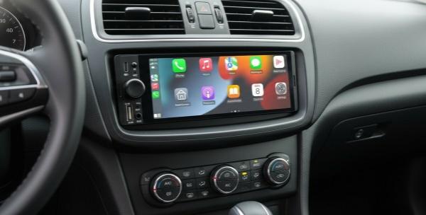 Creasono 1-DIN-Autoradio CAS-5055 mit wireless Apple Carplay & Android Auto 16,8cm, www.pearl.de Creasono 1-DIN-Autoradio CAS-5055