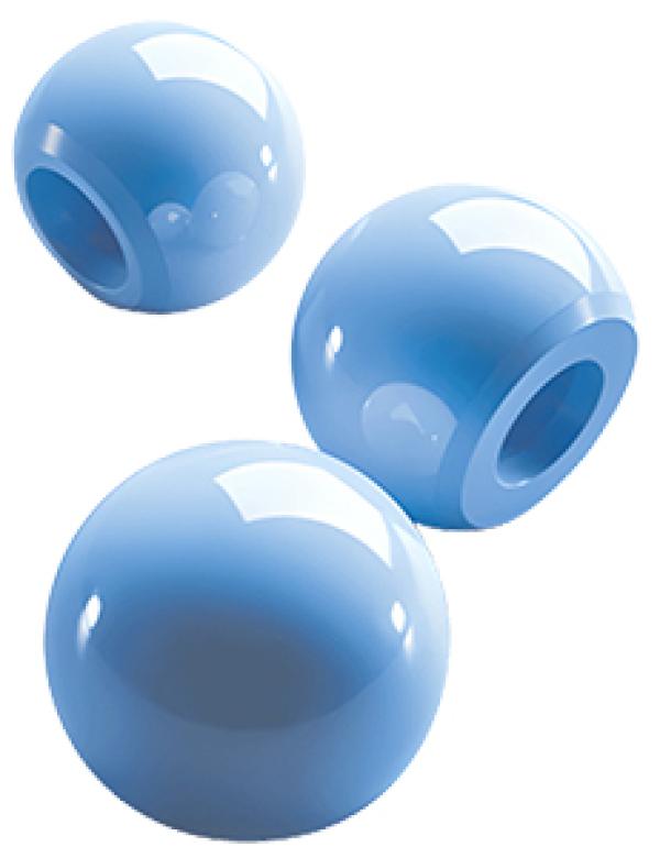 BIOCERAM AZUL® Keramikkugeln für orthopädische Implantate Kyoceras Hochleistungskeramik auf dem DKOU 2025