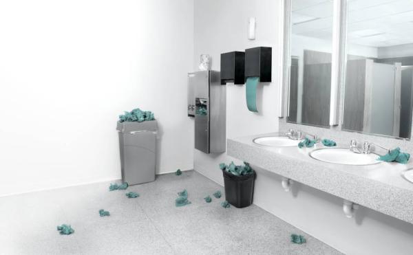Dyson Airblade gegen Papiermüll im Waschraum Dyson: Gruselige Umweltfakten rund ums Händewaschen