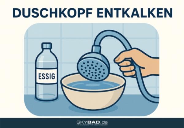 Duschkopf entkalken Duschkopf richtig entkalken