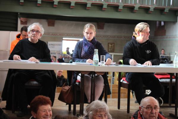 Die Jurymitglieder 2024 waren, von links, Prof. Michael Schmoll, Nicole Jers und Volker Arns. Exzellenzchöre treffen sich im Hunsrück