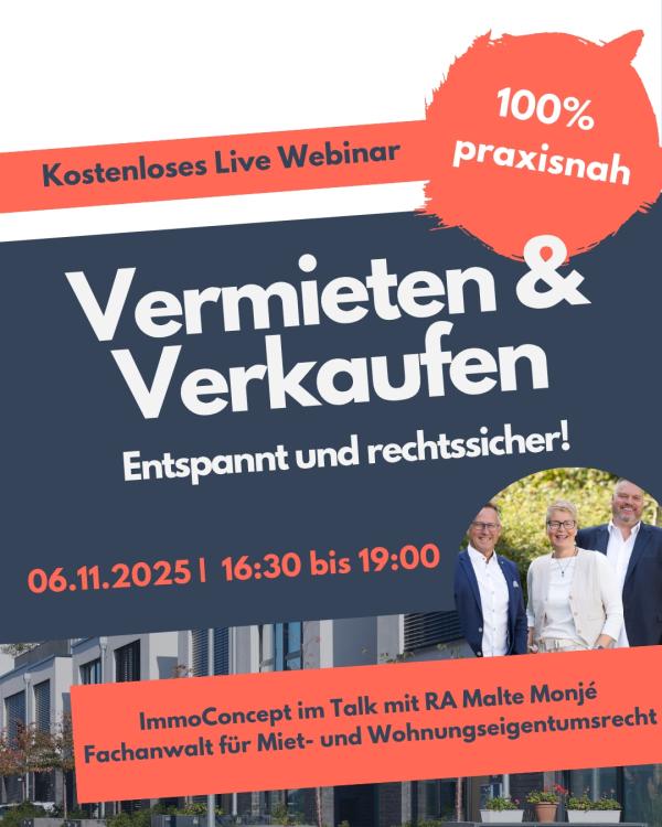 Stressfrei vermieten und verkaufen - so geht&apos;s!