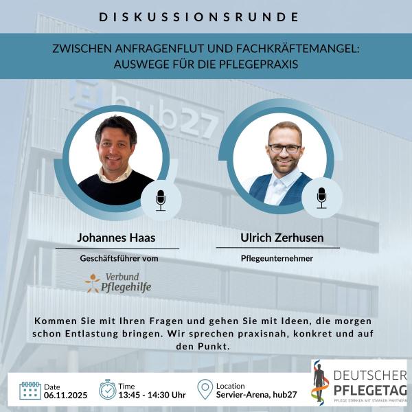 Verbund Pflegehilfe auf dem Deutschen Pflegetag 2025 - Digitale Lösungen für die Pflegepraxis im Fokus