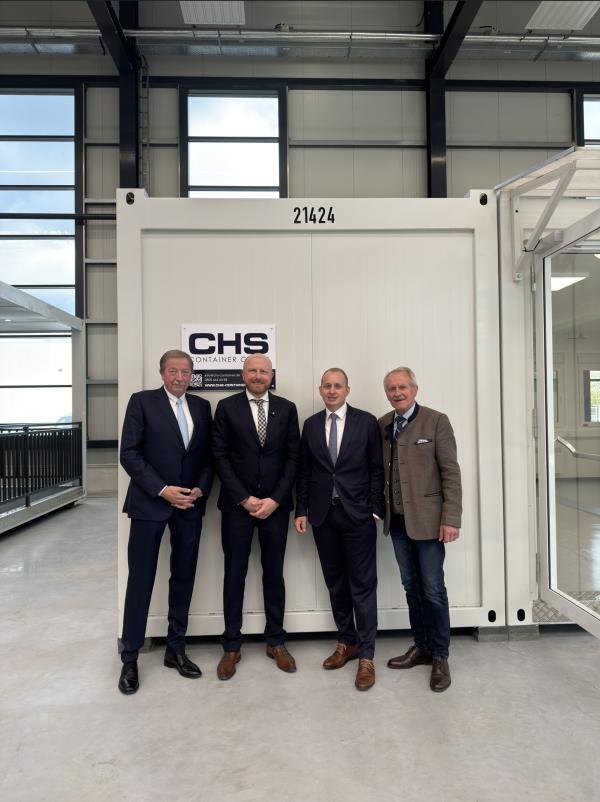 Die CHS Container Group feiert ihre neue Produktionsstätte für Raumelemente und Modulgebäude