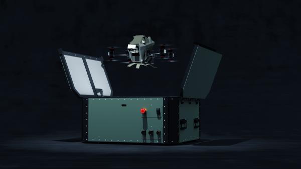 Mit Netz und Fallschirm gegen verdächtige Flugobjekte