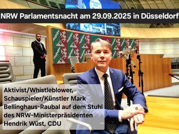 Rechtsanwalt gesucht von Schauspieler Künstler Aktivist Mark Bellinghaus-Raubal (Immer wieder Sonntag)