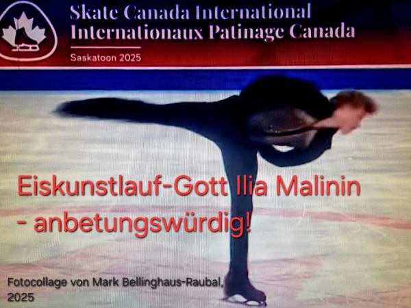 Ilia Malinin, 20, der anbetungswürdige Eiskunstlaufgott der bereits Olympia-Gold garantiert in der Tasche hat