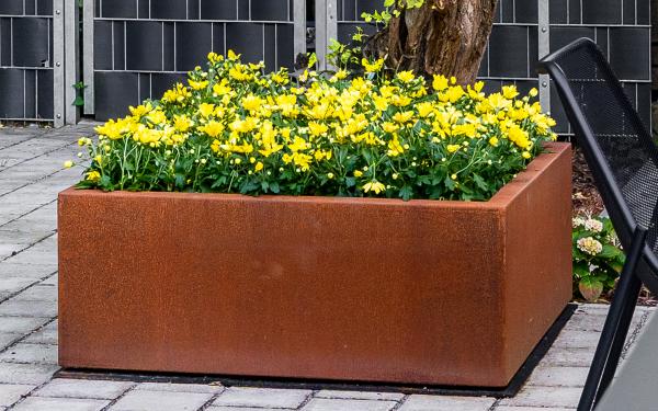 Cortenstahl Pflanzkübel - die Alleskönner im Garten