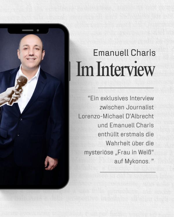 Exklusiv-Interview mit Emanuell Charis - Die Wahrheit über die Frau in Weiß erschüttert Europa!