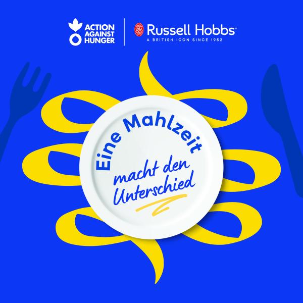 "Eine Mahlzeit macht den Unterschied": Partnerschaft von Russell Hobbs und Action Against Hunger