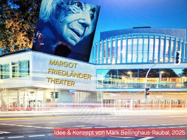 MARGOT FRIEDLÄNDER THEATER in Münster - weltweit das Erste - darauf hofft Mark Bellinghaus-Raubal