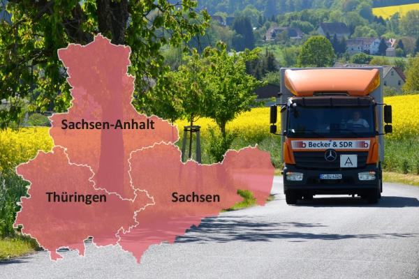 Aktenvernichtung in Sachsen, Sachsen-Anhalt und Thüringen