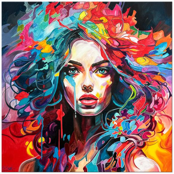 Farben, die berühren: Eine neue Stimme der expressiven zeitgenössischen Malerei