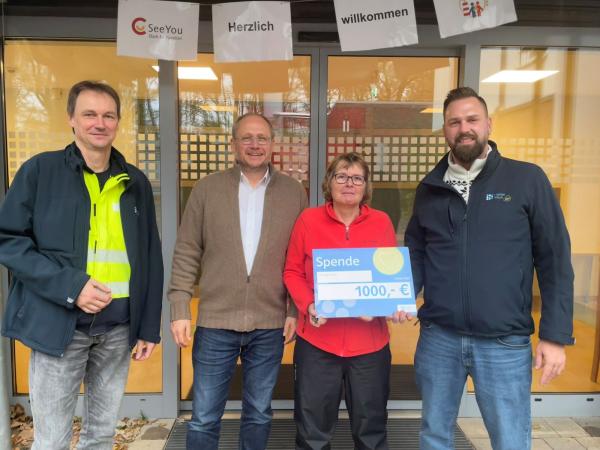 HanseWerk-Tochter HanseWerk Natur unterstützt engagierte Arbeit der Stiftung "SeeYou" mit 1.000 Euro