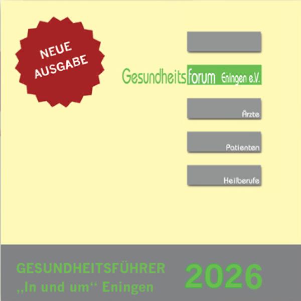 Gesundheitsforum Eningen e.V. - Veranstaltungen, neue Gesundheitsbroschuere und Grundstein für die Vereinsarbeit 2026