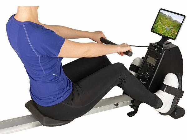 PEARL sports Klappbares Heim-Rudergerät HT-200