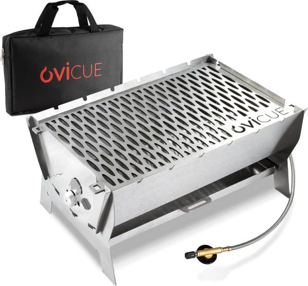 Ovicue Grill L: Die SILVER GmbH präsentiert einen neuen mobilen Premiumgrill für Balkon, Camping und Outdoor
