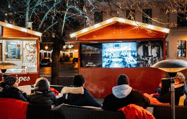 Feuerzangebowle gratis beim "Winter-Film-Fest" im Nikolaivieretel für alle mit Nachnamen "Pfeiffer" 