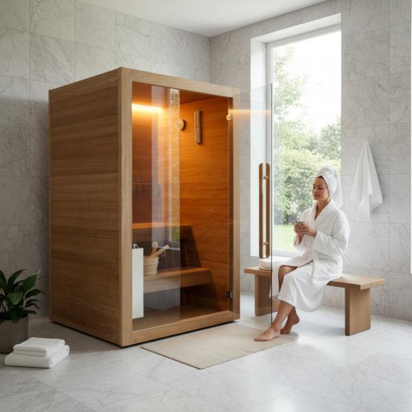 Sauna 230 V ohne Starkstrom: Easyheat Duo Indoor jetzt bei welcon-shop.com erhältlich