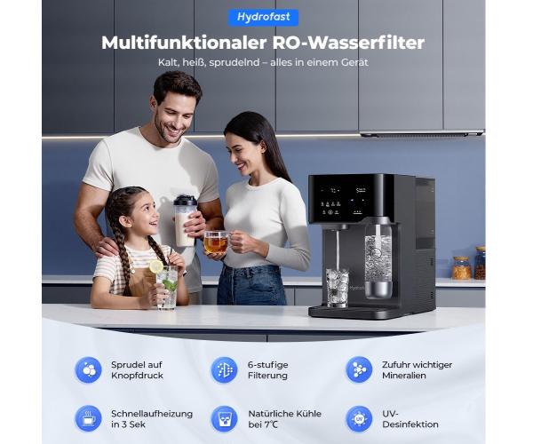 Hydrofast bringt den All-in-One-Tischwasserreiniger C300 offiziell auf den europäischen Markt