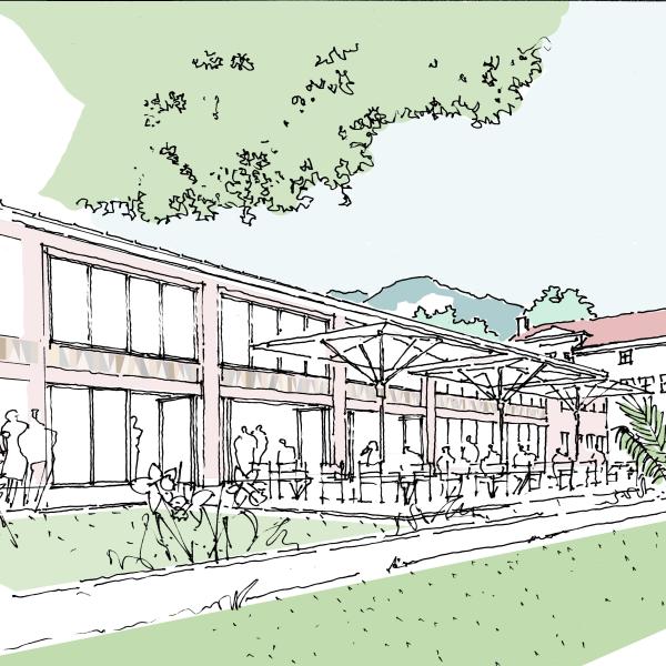 Neues Kurgarten Café im Königlichen Kurgarten Bad Reichenhall