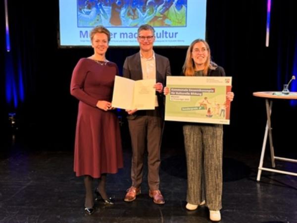 Münster erhält Kulturpreis des Landes NRW für hervorragendes Konzept
