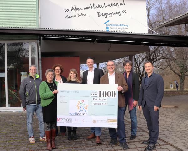 Spendenprojekt der TOP Sozial Charta für wellcome-Praktische Hilfe nach der Geburt in Reutlingen