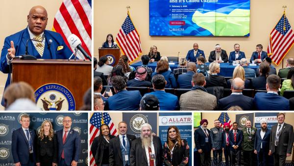 "Freiheit hat einen Namen - Ukraine": ALLATRA-Konferenz mit Politikern, Militärs und Geistlichen im US-Kapitol