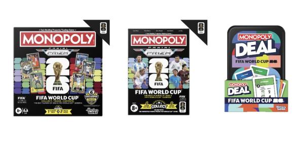 Hasbro Games läutet das WM-Jahr ein: Neue Monopoly FIFA World Cup 2026™ Kollektion für Fußballfans und Familie