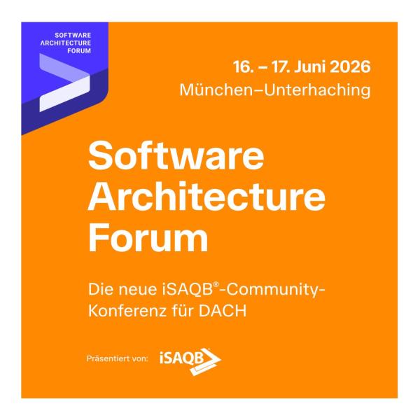 iSAQB startet neue Community-Konferenz für Softwarearchitektur: Software Architecture Forum 2026