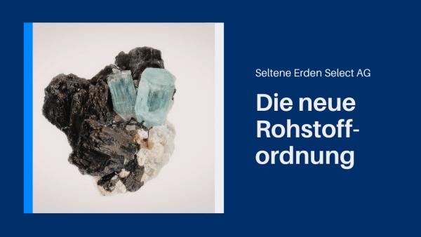 Die neue Rohstoffordnung - warum Metalle und Seltene Erden wieder über Macht, Wohlstand und Abhängigkeit entscheiden