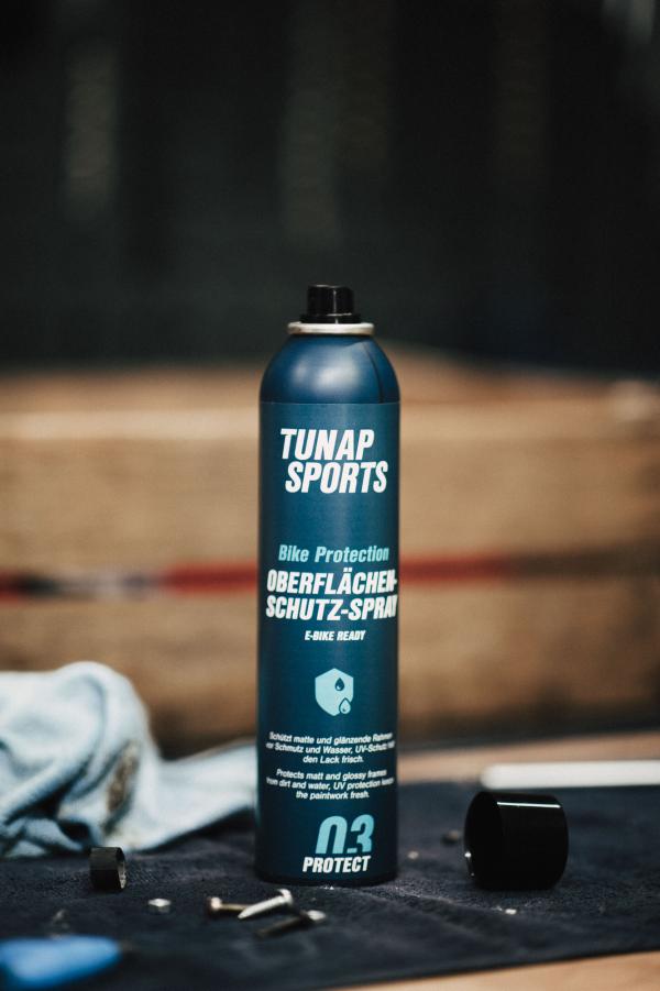 Neues Oberflächenschutz-Spray von Tunap Sports hält Bikes länger sauber