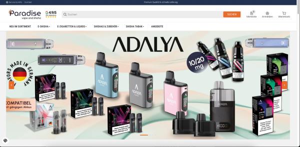ParadiseShisha.de startet neuen Online-Shop