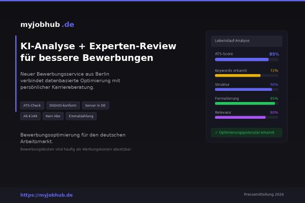 Deine Bewerbung muss nicht besser sein. Sie muss passen.