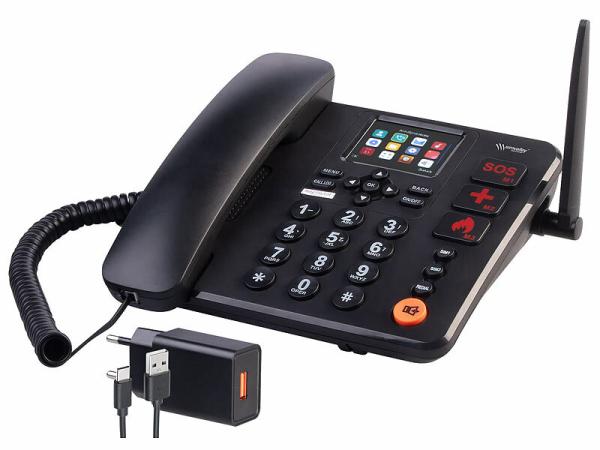 simvalley communications 4G-Tischtelefon TTF-410