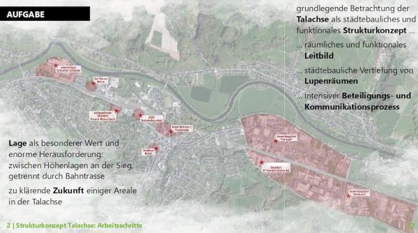 Zukunft der Talachse: Wirtschaftsförderung lädt zum Workshop ein