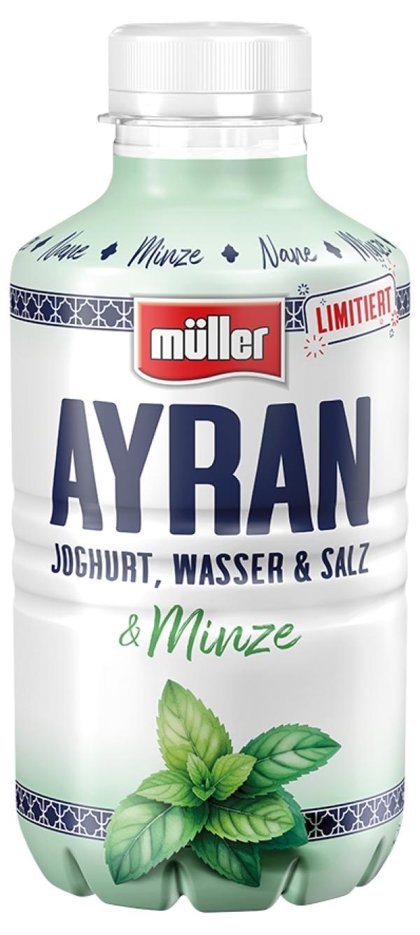 Molkerei Alois Müller erweitert Ayran Sortiment mit Müller Ayran Limited Edition