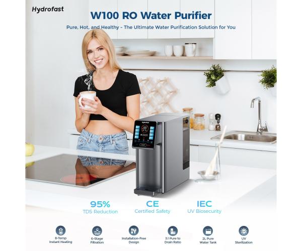 Ostern 2026 in Europa: Hydrofast W100 Countertop RO Wasserfilter - das perfekte Gesundheits-Ei 