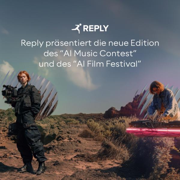 Reply präsentiert die diesjährige Edition des Reply AI Music Contest und des Reply AI Film Festival unter dem Motto "Imaginatio Nova"