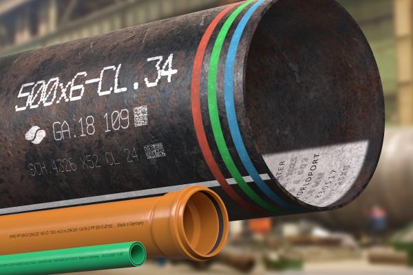 Kennzeichnung gibt jedem Rohr eine Identität