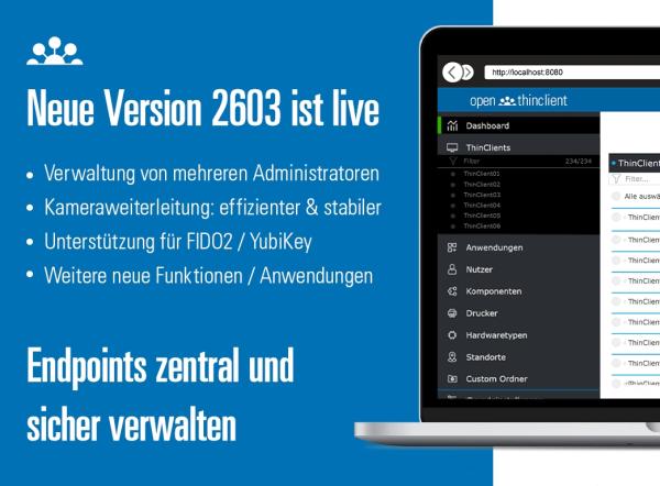 openthinclient veröffentlicht neue Version 2603