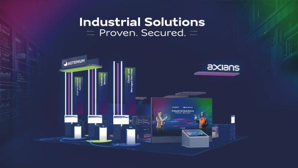 Actemium und Axians präsentieren auf der Hannover Messe „Industrial Solutions. Proven. Secured.“