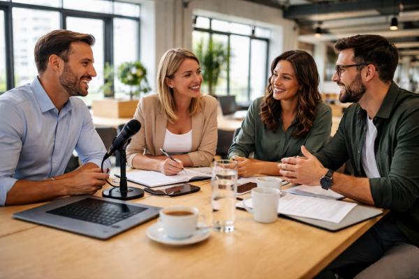 Neuer Podcast Founder Talks erfolgreich gestartet